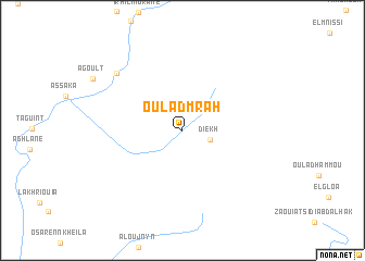 map of Oulad Mrah