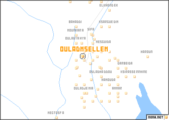 map of Oulad Msellem