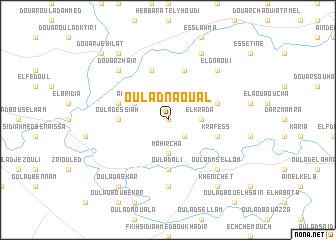 map of Oulad Naoual