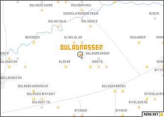 map of Oulad Nasser