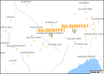 map of Oulad Neffet