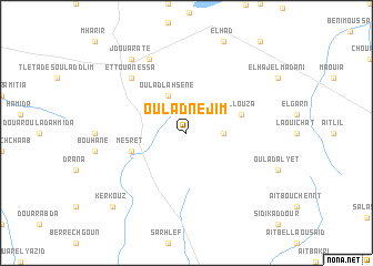 map of Oulad-Nejim