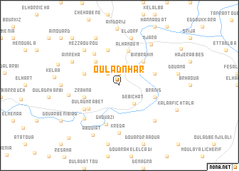 map of Oulad Nhar