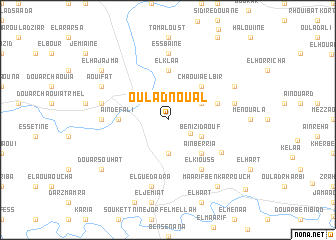 map of Oulad Noual