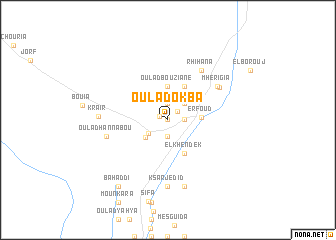 map of Oulad Okba