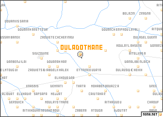 map of Oulad-Otmane