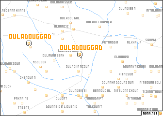 map of Oulad Ouggad