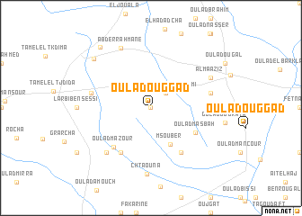 map of Oulad Ouggad