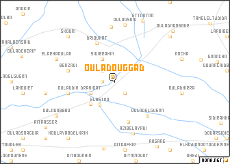 map of Oulad Ouggad