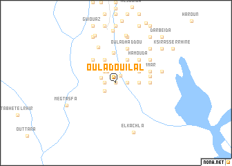 map of Oulad Ouilal