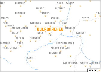 map of Oulad Rached