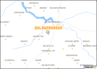 map of Oulad Rahmoun