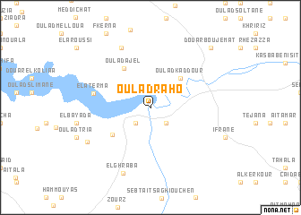 map of Oulad Raho