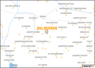 map of Oulad Raho