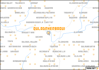 map of Oulad Rherbaoui