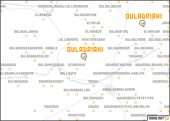 map of Oulad Riahi