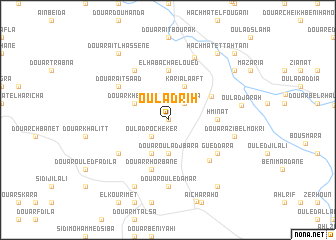 map of Oulad Rih