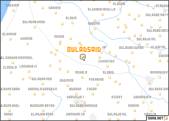 map of Oulad Saïd