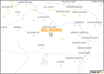 map of Oulad Saïd