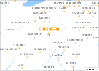 map of Oulad Saïd