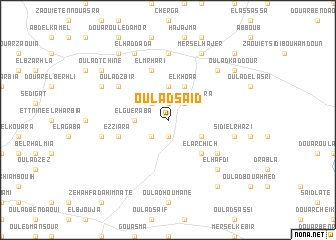 map of Oulad Saïd