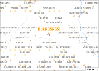 map of Oulad Sassi