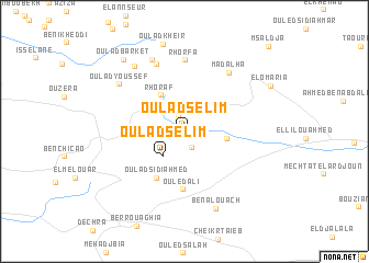 map of Oulad Selim