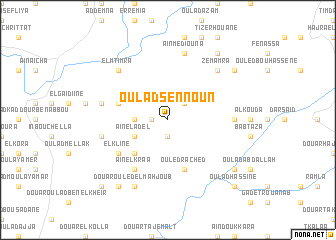 map of Oulad Sennoun