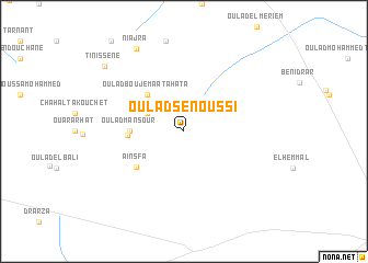 map of Oulad Senoussi