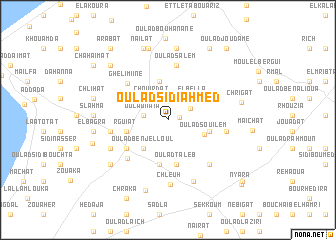 map of Oulad Sidi Ahmed