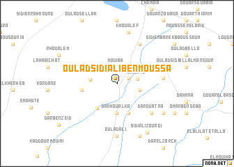 map of Oulad Sidi Ali Ben Moussa