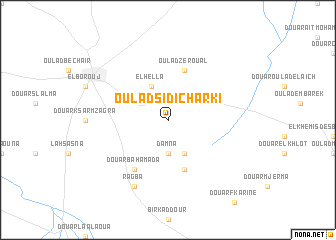 map of Oulad Sidi Charki