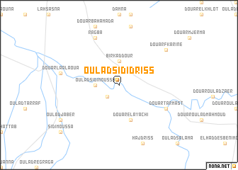 map of Oulad Sidi Driss