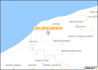 map of Oulad Sidi Fers