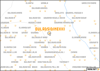 map of Oulad Sidi Mekki