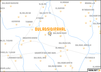 map of Oulad Sidi Rahal