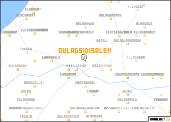 map of Oulad Sidi Salem