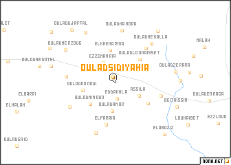 map of Oulad Sidi Yahia