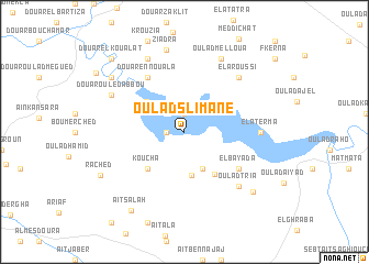 map of Oulad Slimane