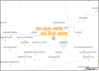 map of Oulad Slimane