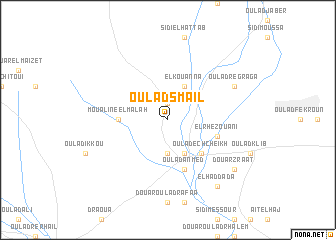 map of Oulad Smaïl