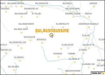 map of Oulad Snoussine