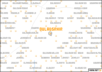 map of Oulad Srhir