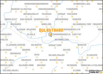 map of Oulad Tahar