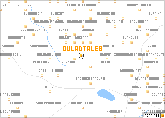 map of Oulad Taleb