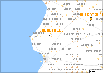map of Oulad Taleb