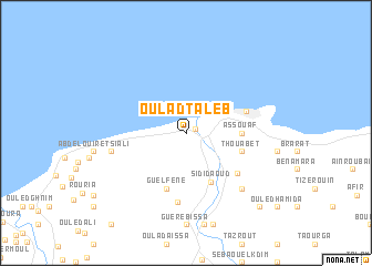 map of Oulad Taleb