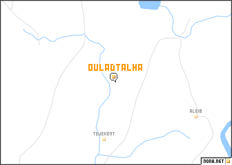 map of Oulad Talha