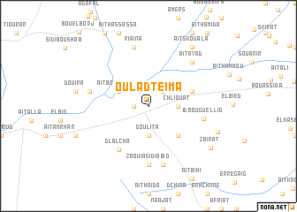 map of Oulad Teïma