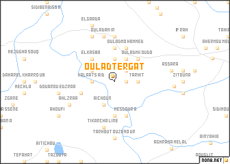 map of Oulad Tergat